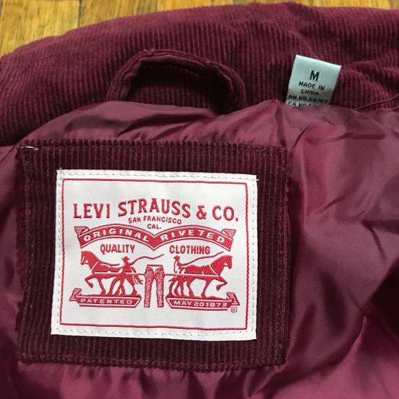 Levi’s Ladies Corduroy Puffer Jacket - Picture 6 of 13